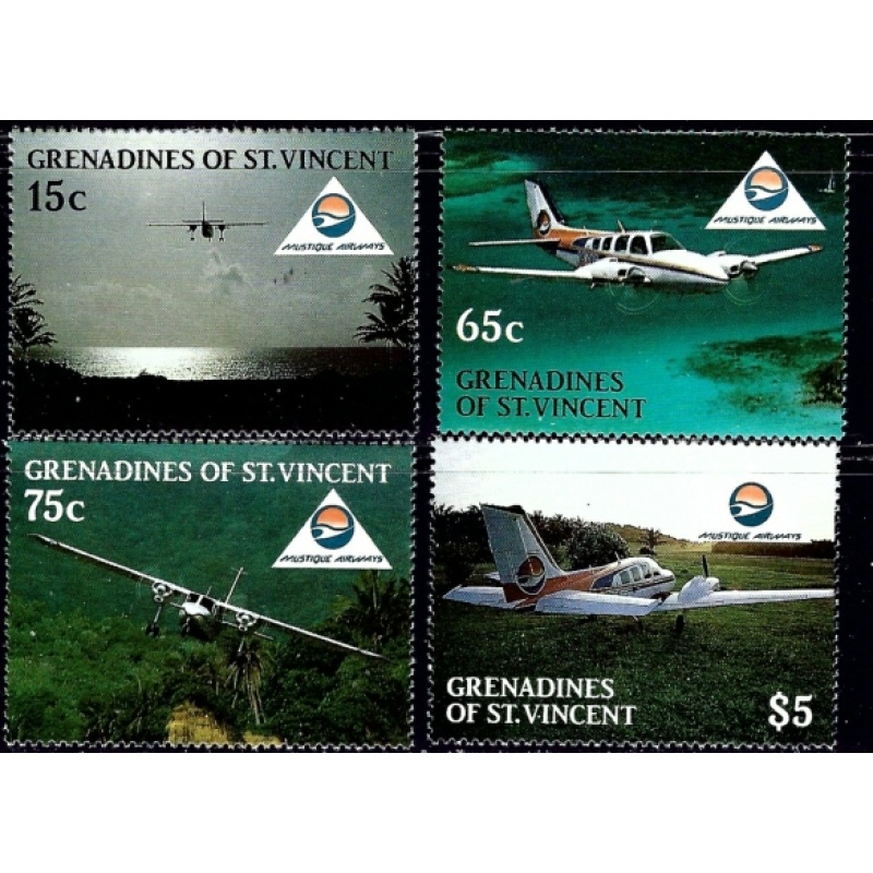 St Vincent Grenadines 591-94 MNH 1978 Tourism (ap1847a)