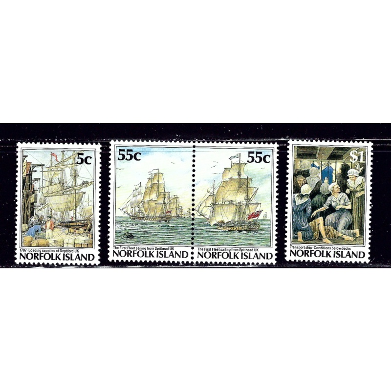 Norfolk Is 417-20 MNH 1987 set (ap1893)