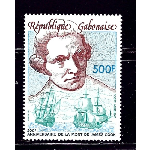 Gabon C222 MNH 1979 Capt Cook (ap2036a)