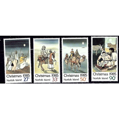 Norfolk Is 373-76 MNH 1985 Christmas (ap2116a)