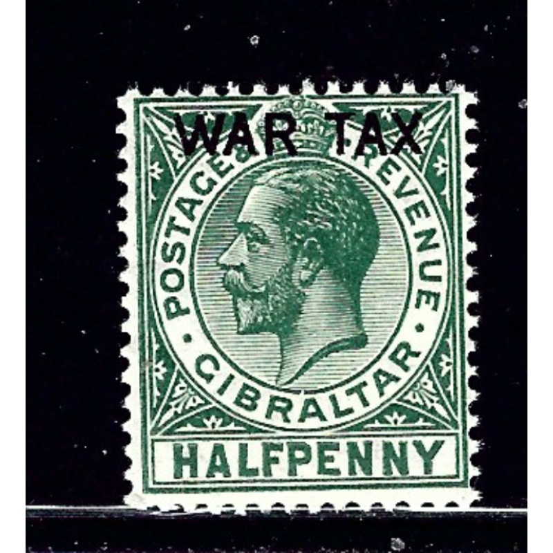 Gibraltar MR1 MH 1918 issue (ap2124)