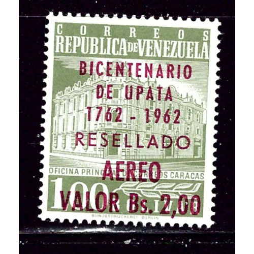 Venezuela C807 MNH 1962 overprint (ap2564)