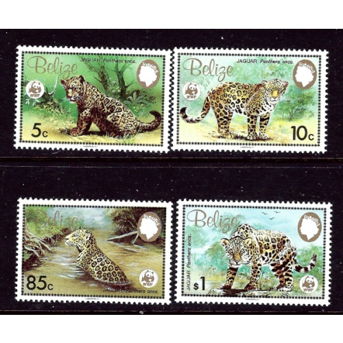 Belize 689-92 MNH 1983 W.W.F. (ap3413)