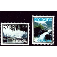Norway 693-94 MNH 1977 Europa (ap3453)