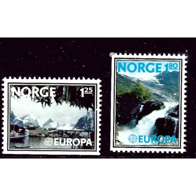 Norway 693-94 MNH 1977 Europa (ap3453)