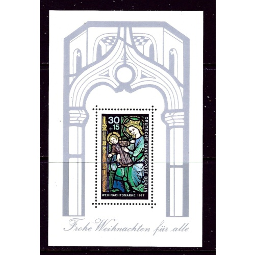 Germany Berlin 9NB141 MNH 1977 Christmas (ap4206)