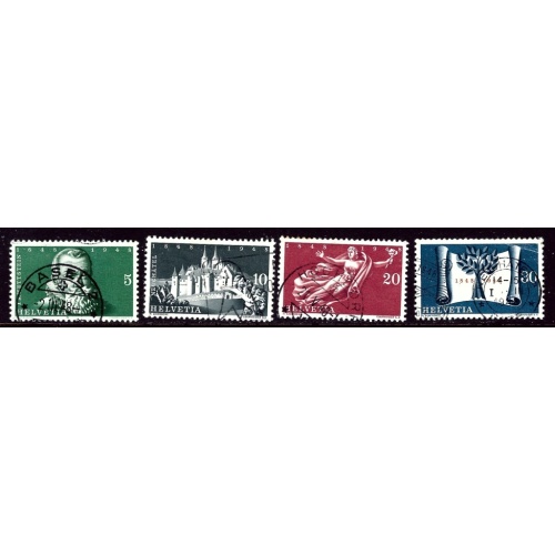 Switzerland 312-15 Used 1948 set (ap5616)
