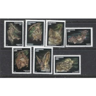 Tanzania 1396-1402 MNH 1995 Bats (ap7081)