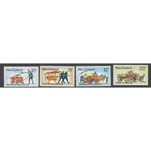 New Zealand 635-38 MNH 1977 Fire Fighting Equipment (ap8287)