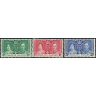 Falkland Is 81-83 MNH 1937 KGVI Coronation (ap8317a)
