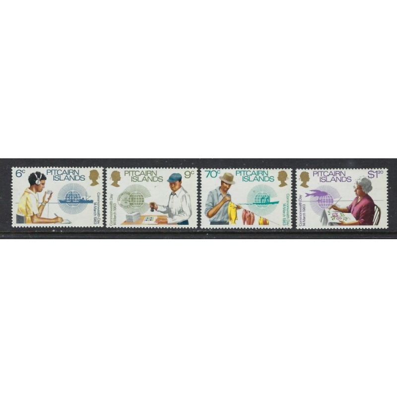 Pitcairn Is 221-24 MNH 1983 Commonwealth Day (ap8522a)