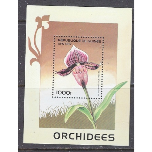 Guinea 1381 MNH 1997 Orchid (ap8832a)