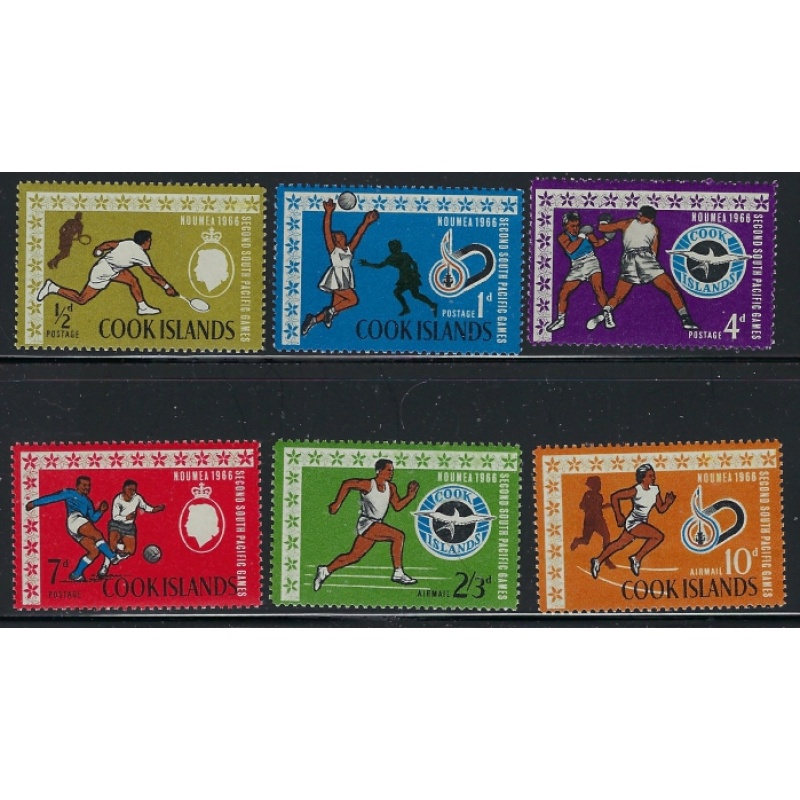 Cook Is 175-78;C10-11 MNH 1967 Sports (ap9514)