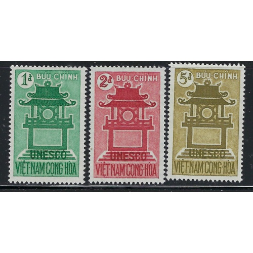 South Vietnam 178-80 MNH 1961 Unesco (ap9885)