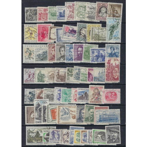 Czechoslovakia 60 Different mostly CTO; few used (eb1011)