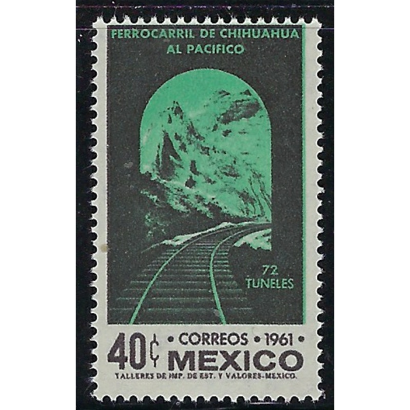 Mexico 919 MNH 1961 Train Tracks and Tunnel (fe1104)