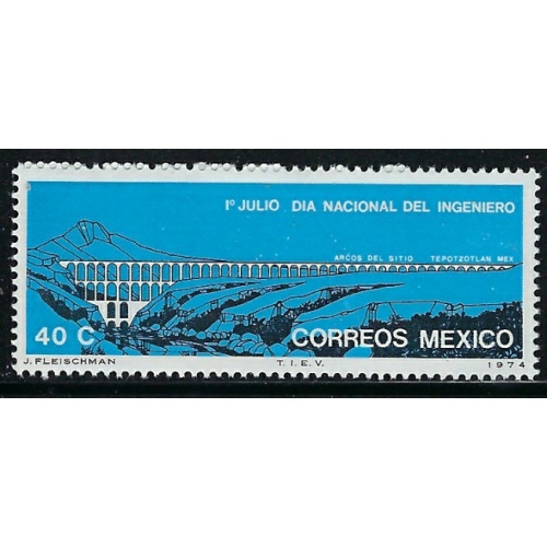 Mexico 1063 MNH 1974 Aqueduct (fe1108)
