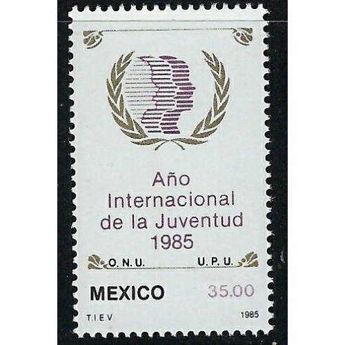 Mexico 1378 MNH 1985 International Youth Year (fe1114)