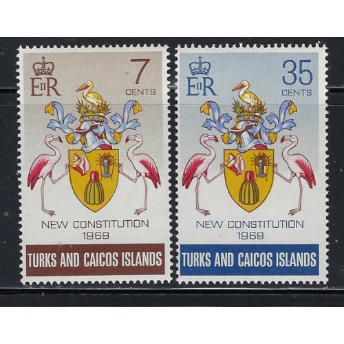 Turks and Caicos 200-01 MNH 1970 set (fe1785)