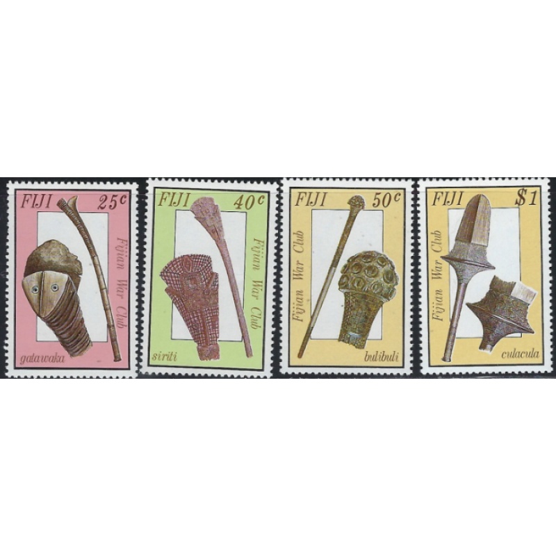 Fiji 560-63 MNH 1986 War Clubs (fe2371a)
