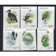 Angola 683-88 MNH 1984 Birds (fe3397)