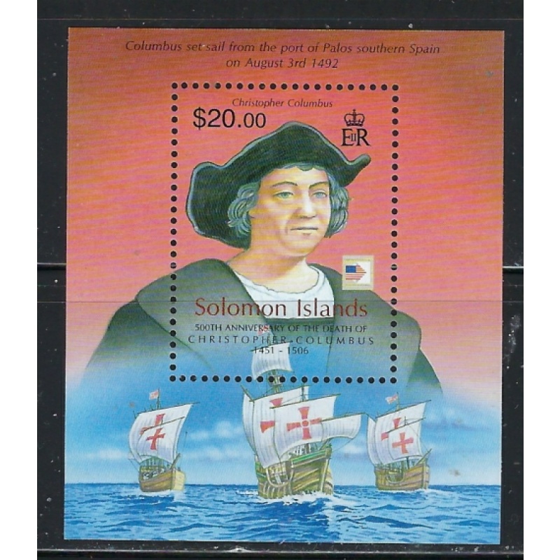 Solomon Is 1051A MNH 2006 Christopher Columbus (fe3992)