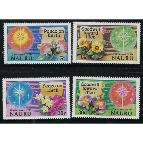 Nauru 206-09 MNH 1979 Christmas (fe4232)
