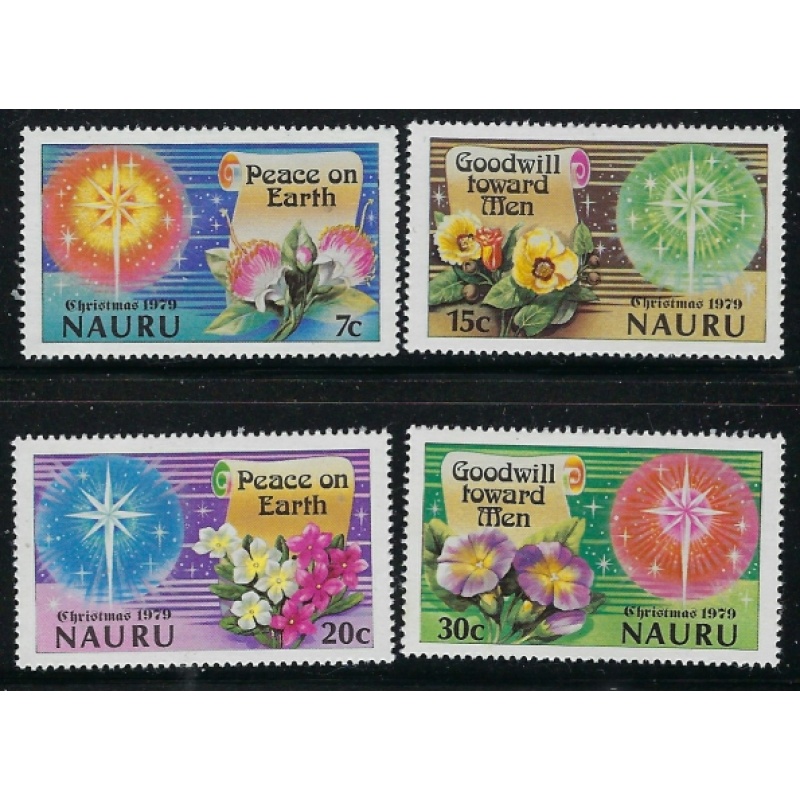 Nauru 206-09 MNH 1979 Christmas (fe4232)