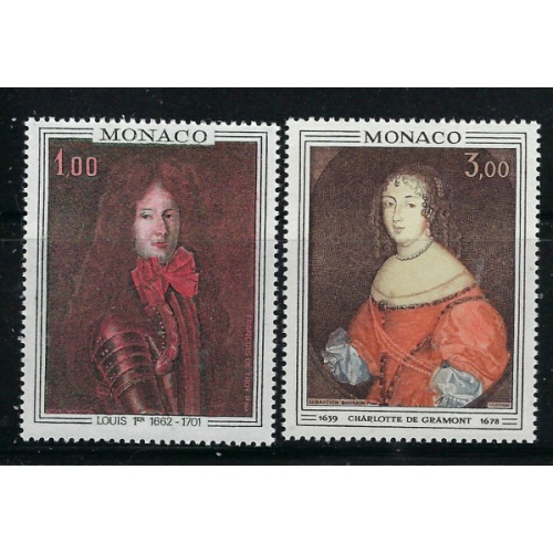 Monaco 774-75 MNH 1970 set (fe4240)