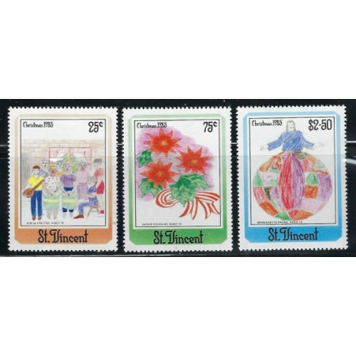 St Vincent 903-05 MNH 1985 Christmas (fe4464)