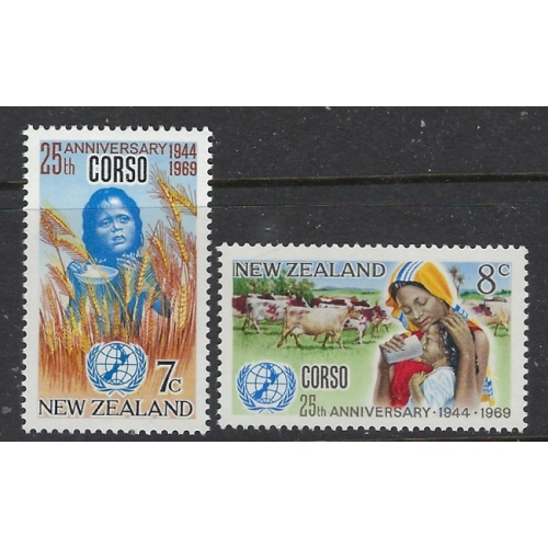 New Zealand 435-36 MNH 1969 set (fe5332)