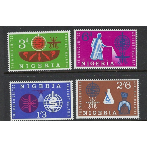 Nigeria 128-81 MNH 1962 Anti Malaria Campaign (fe5334)