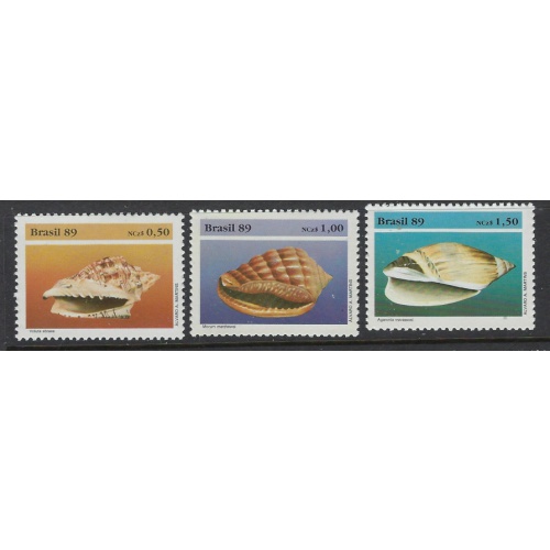 Brazil 2205-07 MNH 1989 Sea Shells (fe5367)