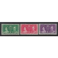 Newfoundland 230-32 MNH 1937 KGVI Coronation (fe5423)