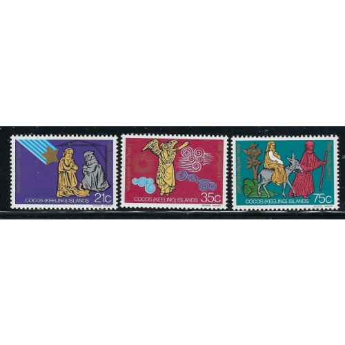 Cocos Is 104-06 MNH 1982 Christmas (fe5597)