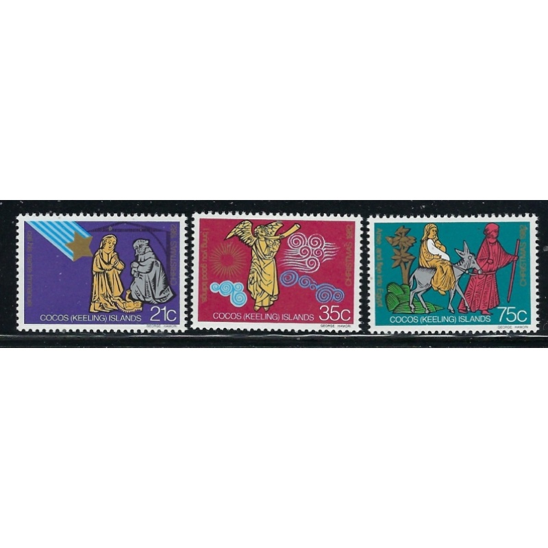 Cocos Is 104-06 MNH 1982 Christmas (fe5597)
