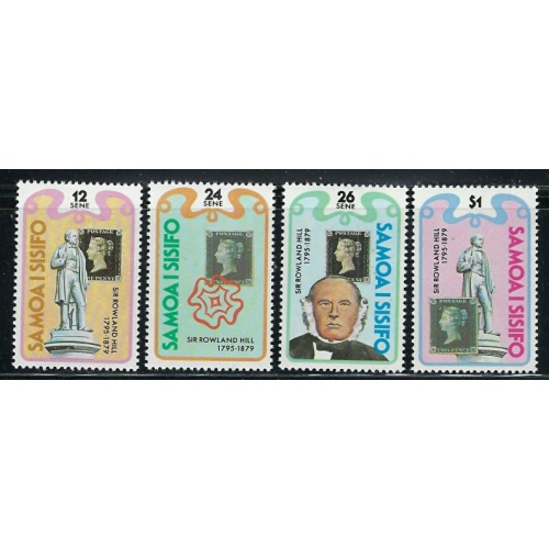 Samoa 513-16 MNH 1969 Sir Rowland Hill (fe5745)