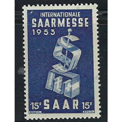 Saar 246 MNH 1953 issue (fe6233)