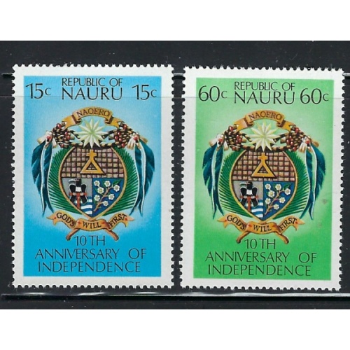 Nauru 159-60 MNH 1978 set (fe6362)