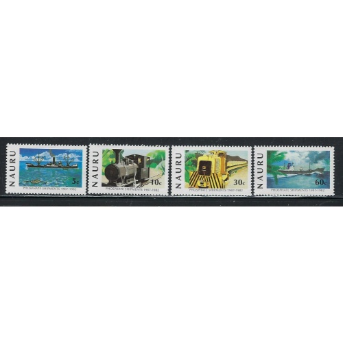 Nauru 252-55 MNH 1982 Phosphate Industry (fe6369)