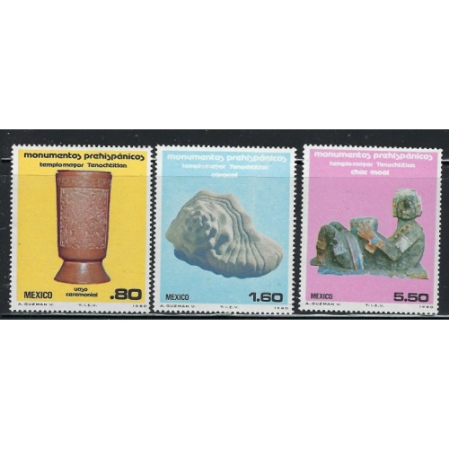 Mexico 1208-10 MNH 1980 set (fe6811)