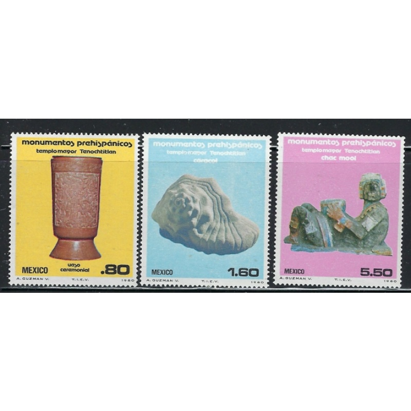 Mexico 1208-10 MNH 1980 set (fe6811)