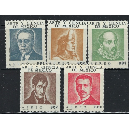 Mexico C396-400 MNH 1972 set (fe6824)