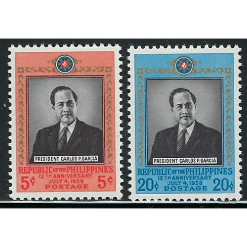 Philippines 644-45 MNH 1958 set (fe7042)