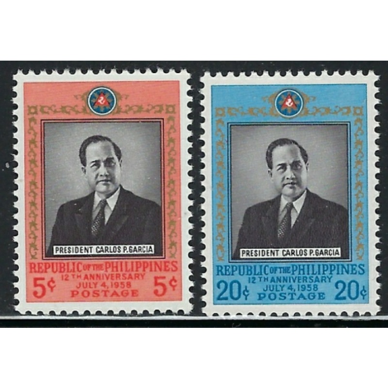 Philippines 644-45 MNH 1958 set (fe7042)