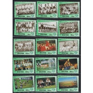 Bhutan 1028-42 MNH 1991 Soccer (fe7346)