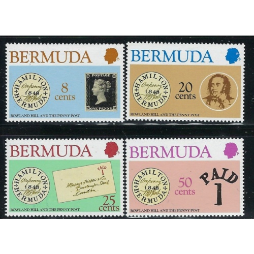 Bermuda 389-92 MNH 1980 set (fe7438)