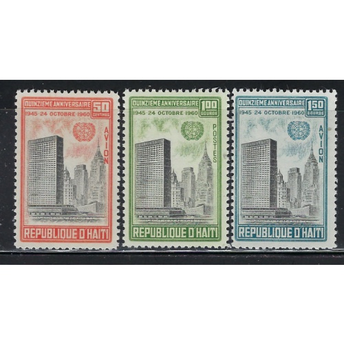 Haiti 469/C168-69 MNH 1960 set (fe7792)