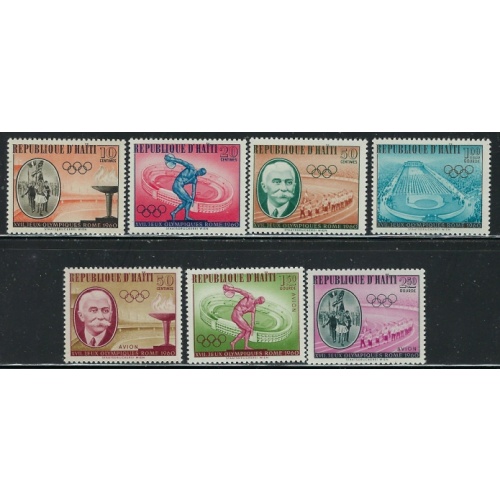 Haiti 462-65; C163-65 MNH 1960 Olympics (fe7795)
