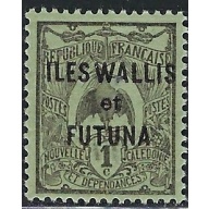 Wallis & Futuna #1 MH Overprint (fe8827a)